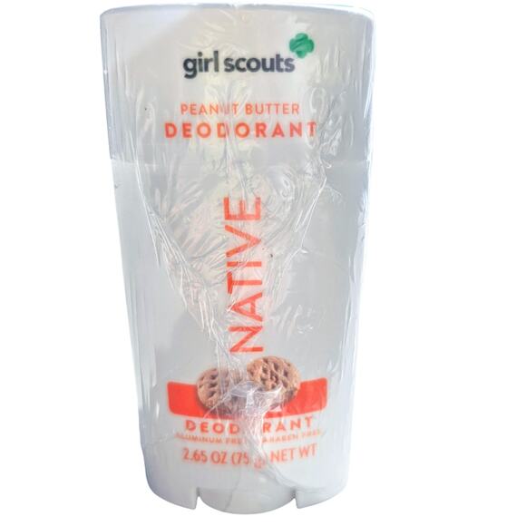 Native Girl Scouts Peanut Butter Deodorant 3 Pack Aluminum & Paraben Free - Picture 1 of 5
